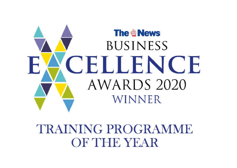 News Business Excellence Awards logo 2020 Winner Training Programme